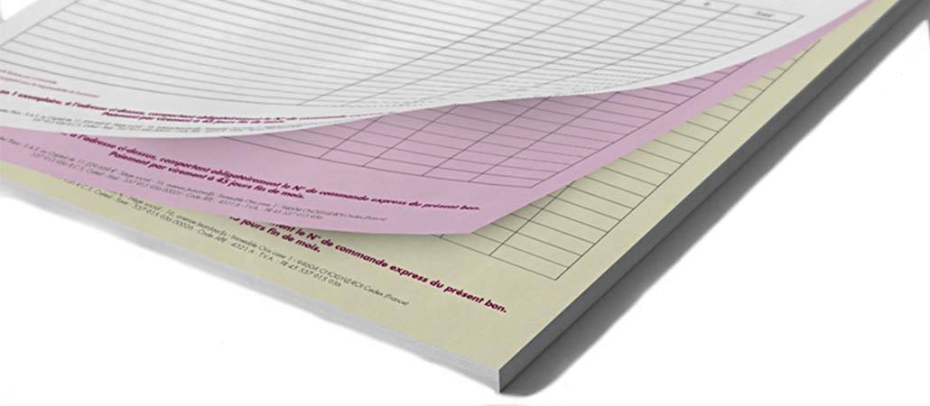 Impression de documents autocopiants - Informations utiles