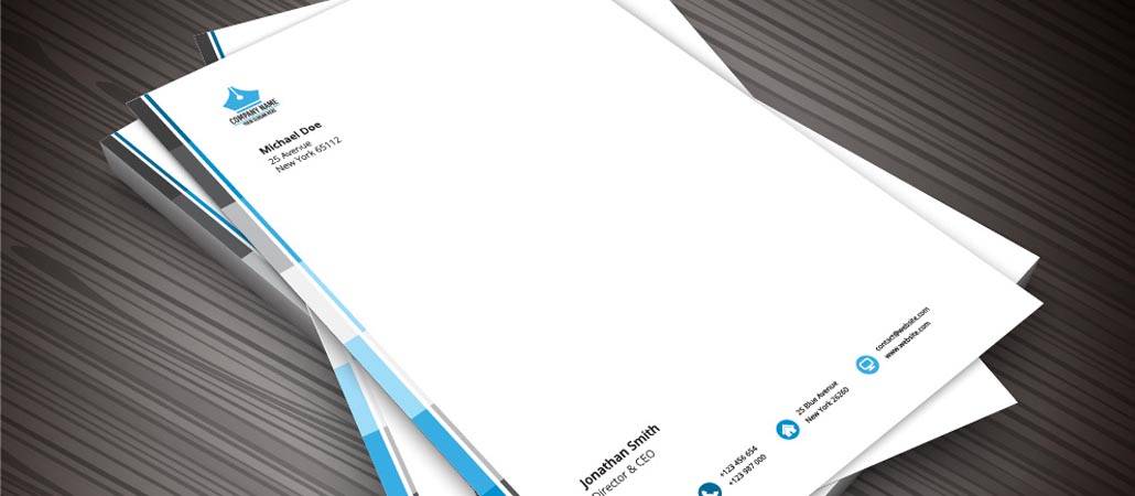 Impression de papiers en-tête - Informations utiles